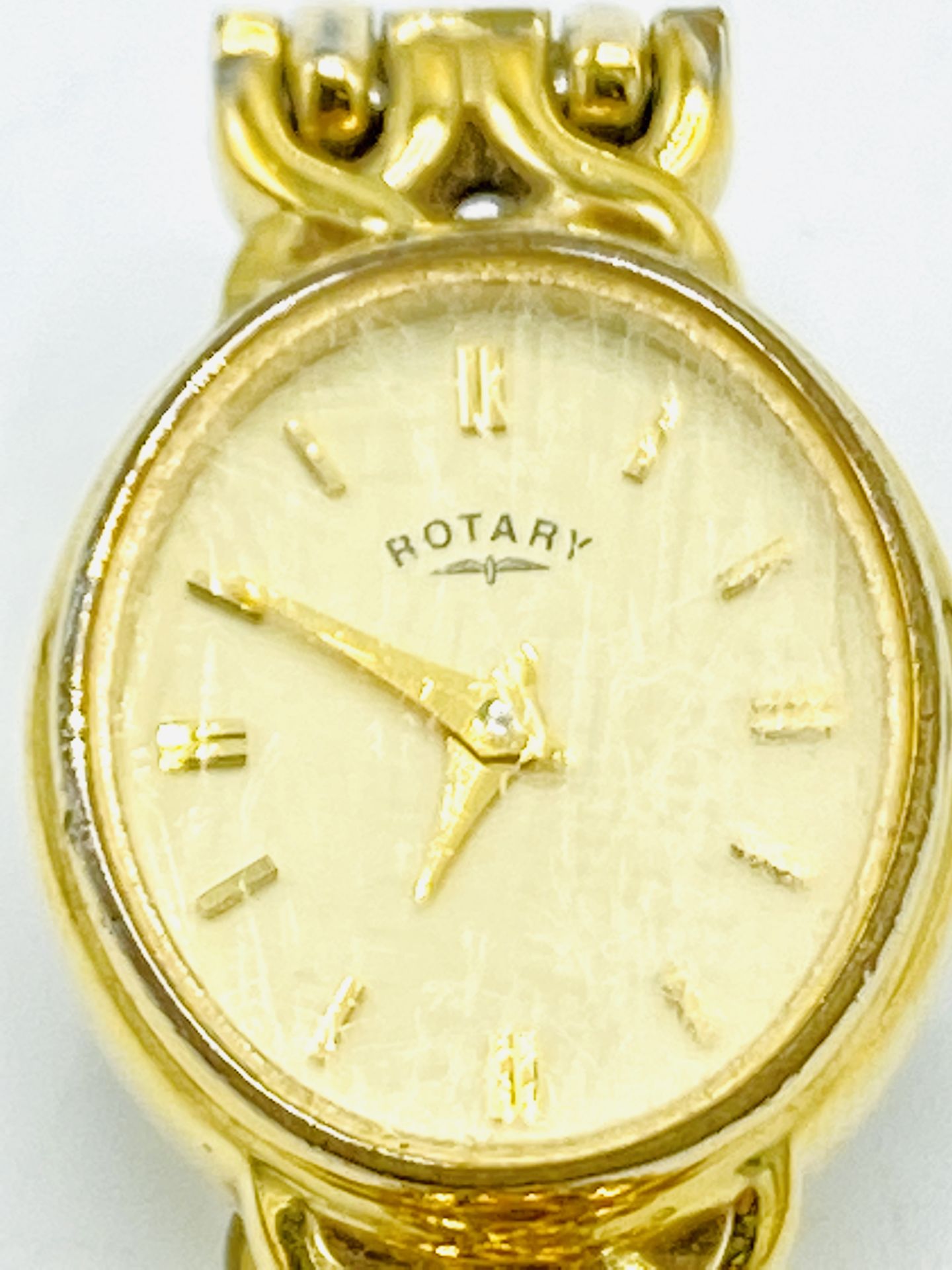 Rotary watch and a pair of costume earrings - Image 6 of 6