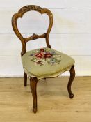 Victorian mahogany dining chair