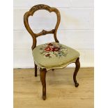 Victorian mahogany dining chair