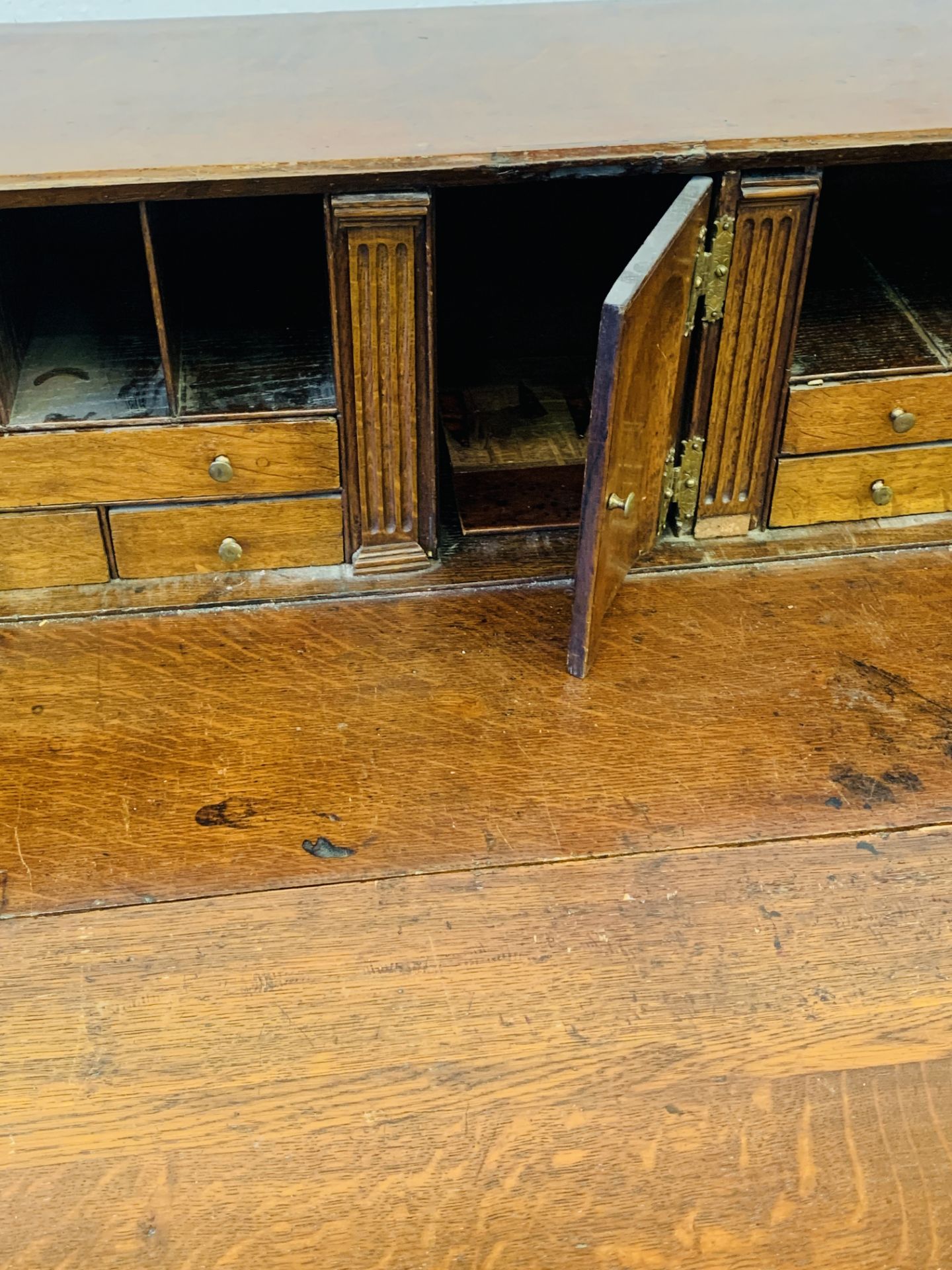 Oak bureau - Image 7 of 10