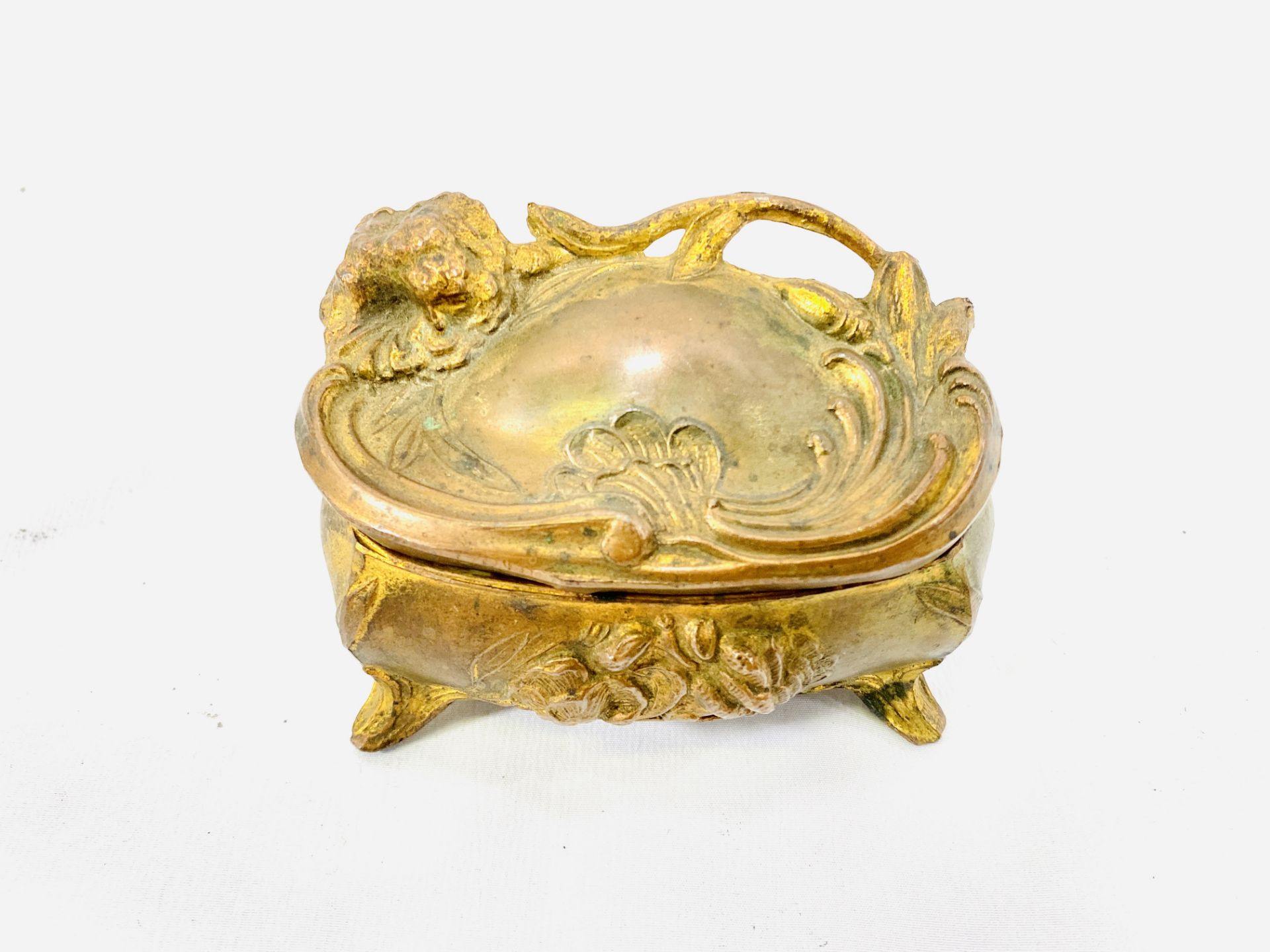 Four art nouveau jewellery caskets - Image 7 of 11