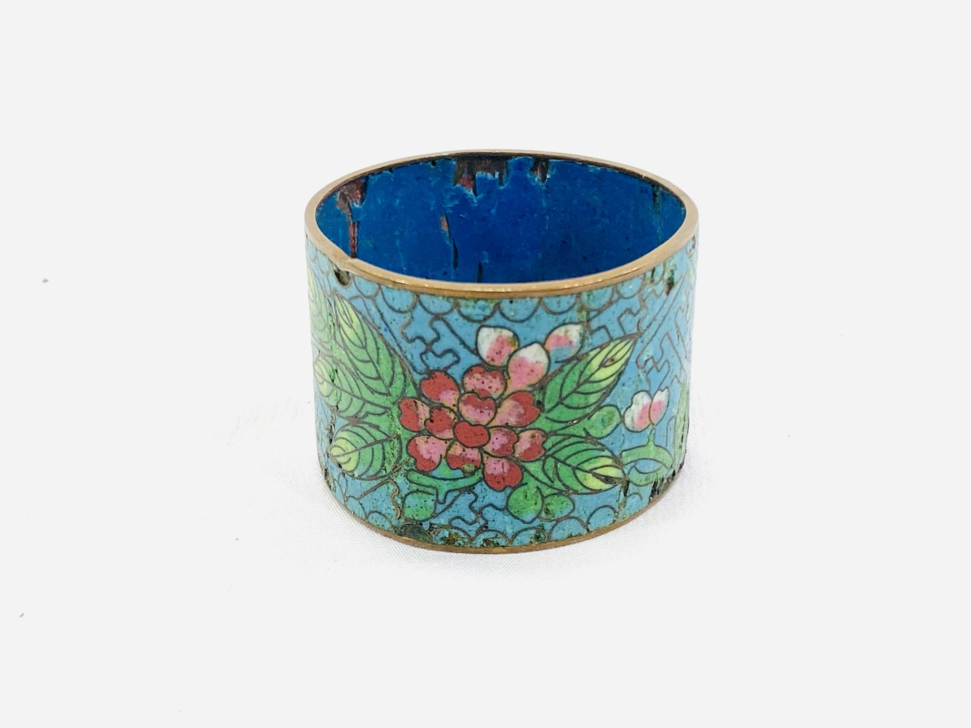 Five items of cloisonne - Image 6 of 9