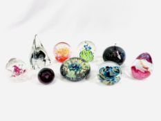 Collection of paperweights