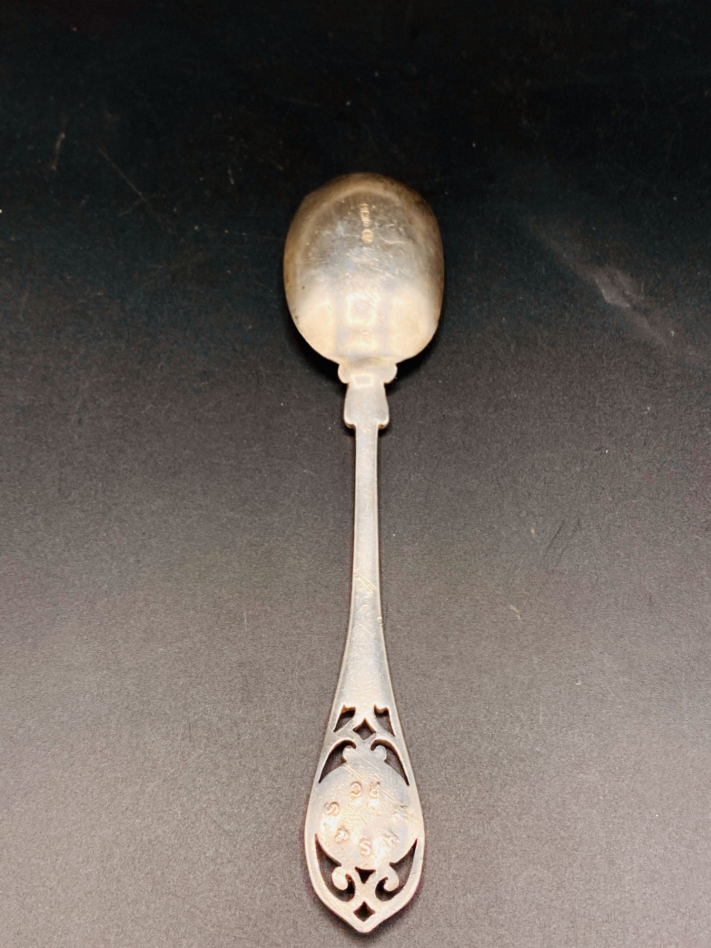 Silver cigarette box and spoon - Image 9 of 11