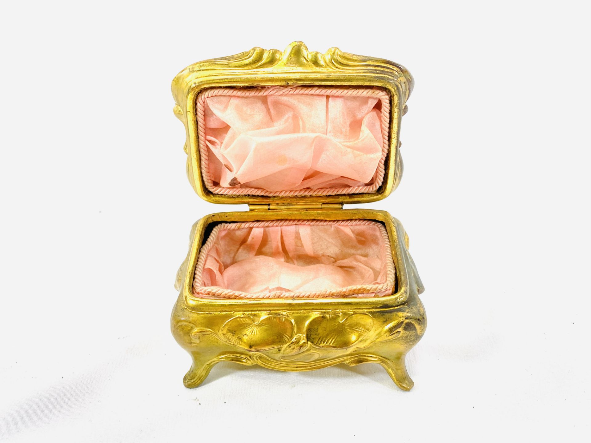 Four art nouveau jewellery caskets - Image 5 of 11