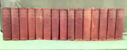 The Encyclopedia Britannica, 15 half bound volumes
