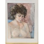 Suzanne C. Harris, signed watercolour