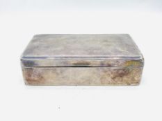 Silver cigarette box