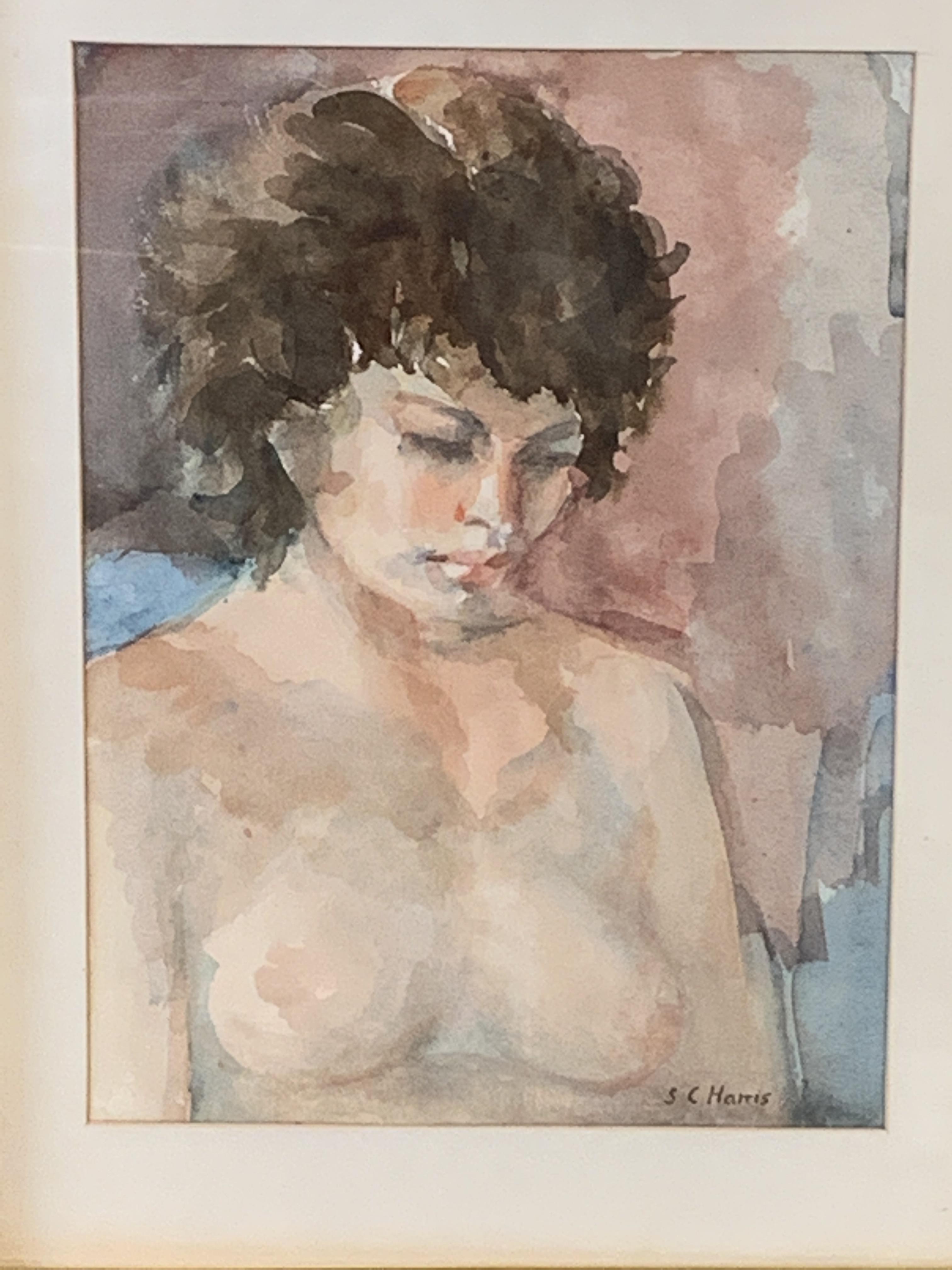 Suzanne C. Harris, signed watercolour - Image 2 of 4