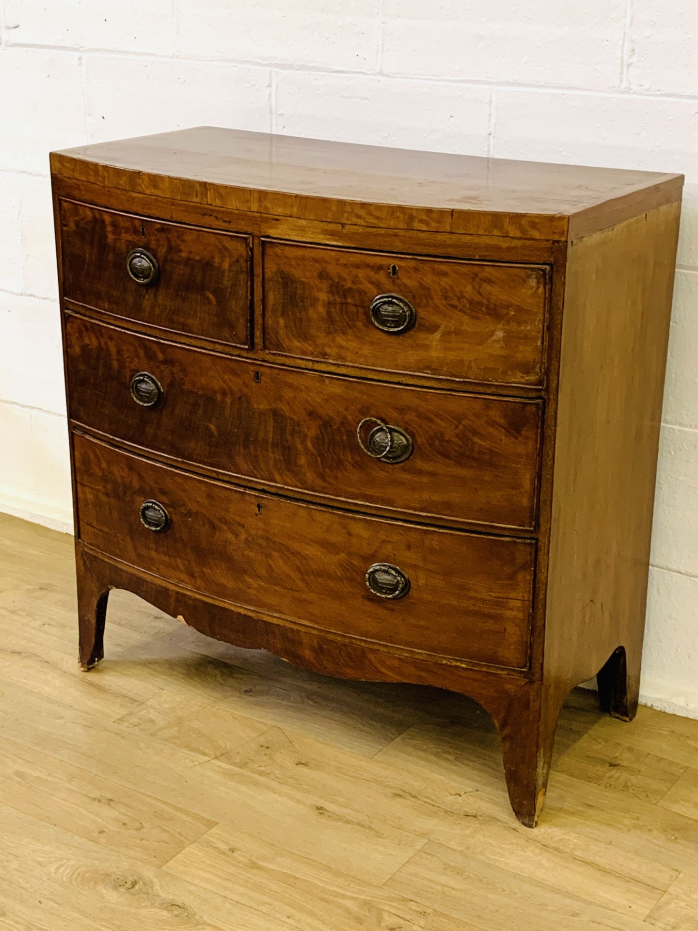 Mahogany chest of drawers - Image 3 of 8
