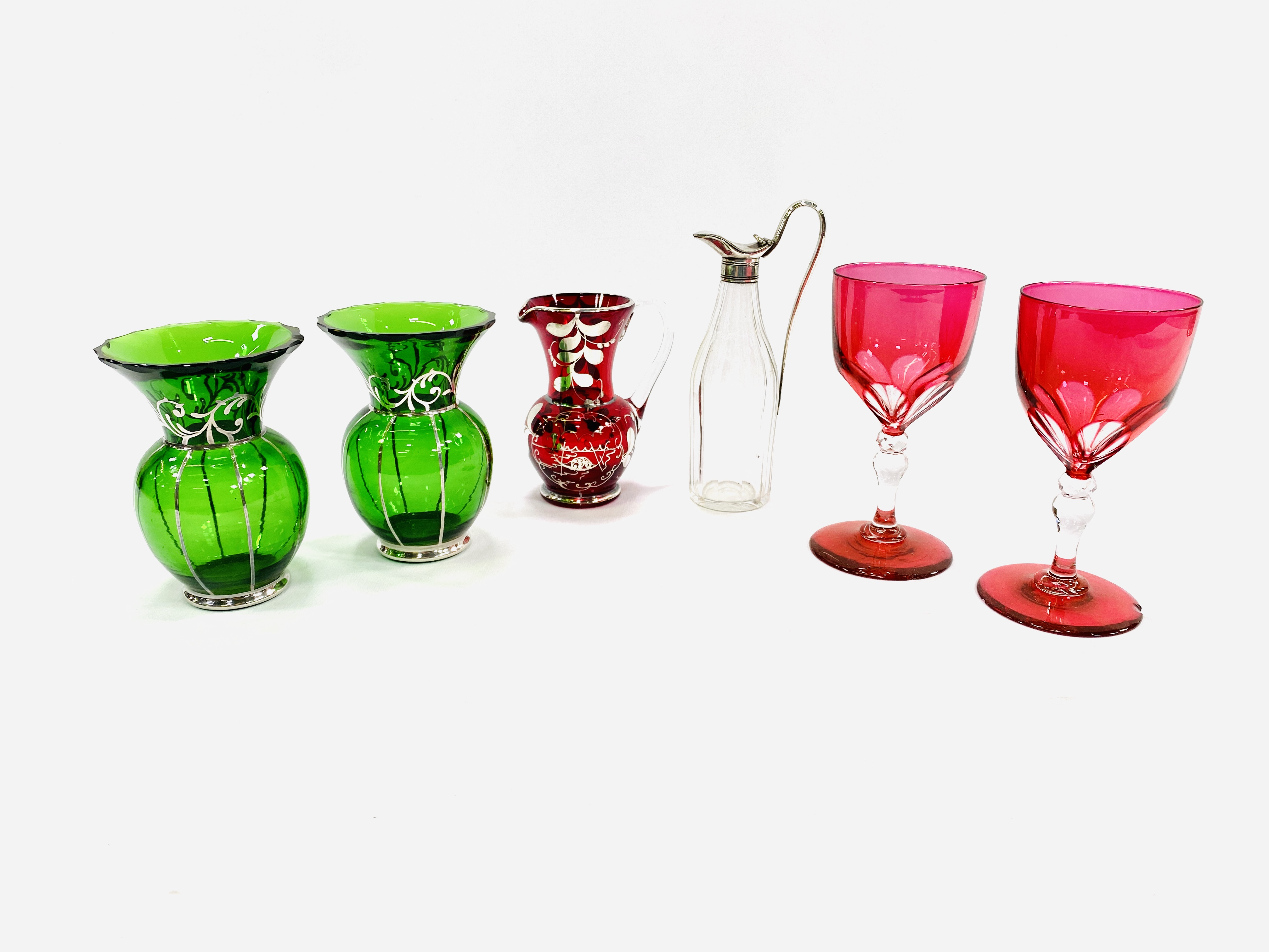 A collection of glass