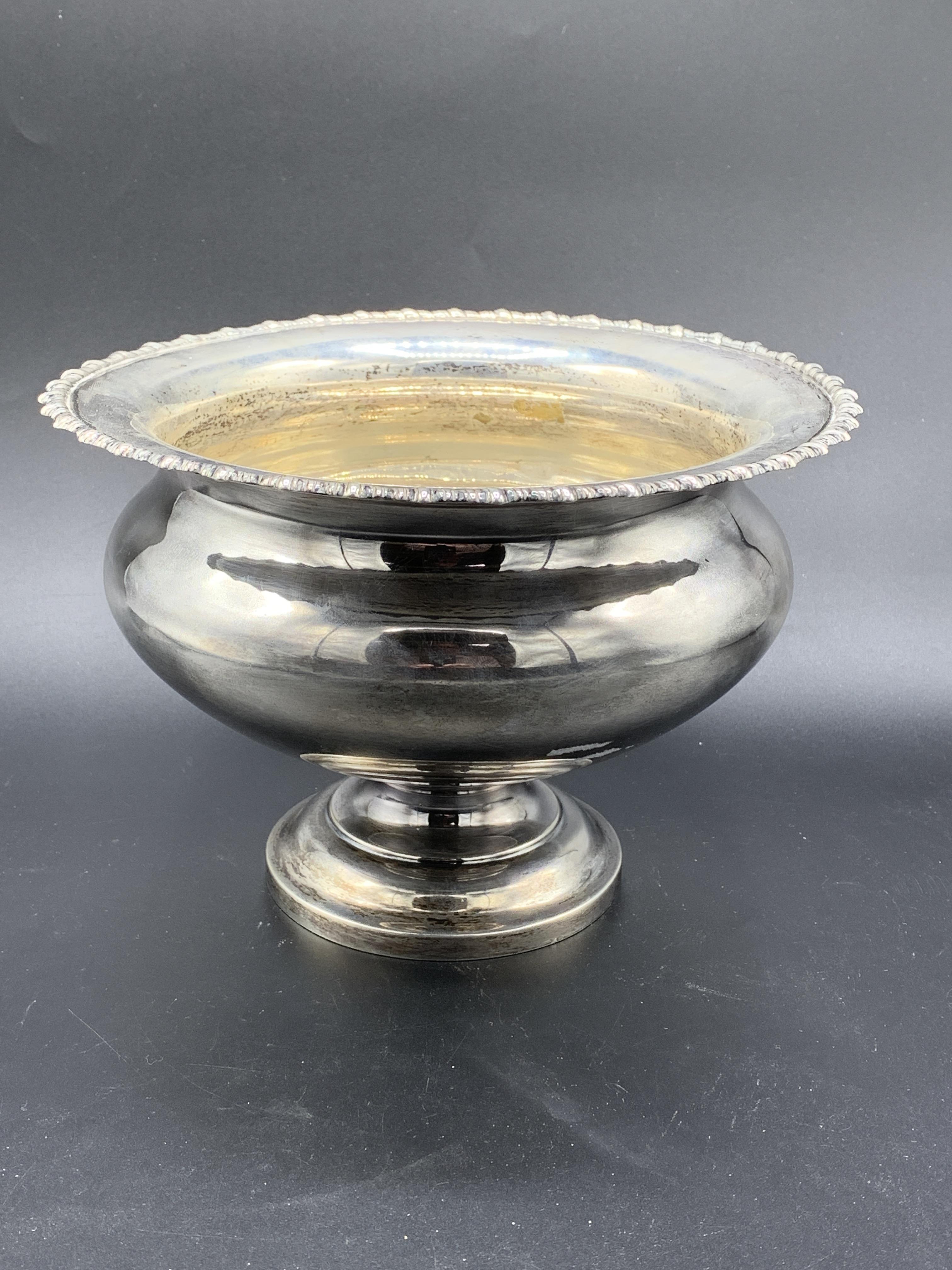 Hallmarked silver bowl,