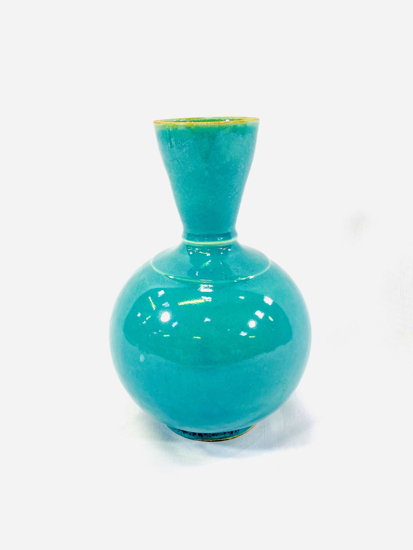 Oriental turquoise vase - Image 4 of 5
