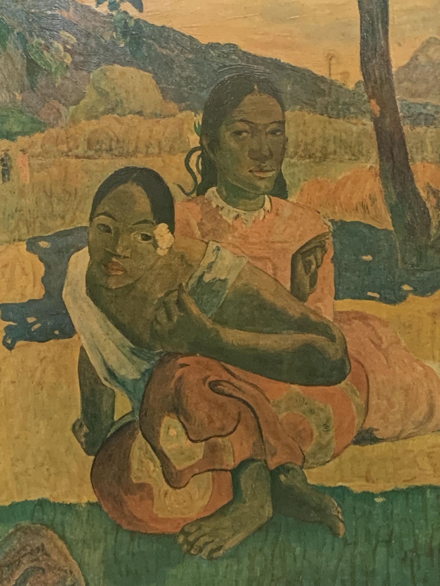 Framed oleograph after Paul Gauguin - Image 2 of 3