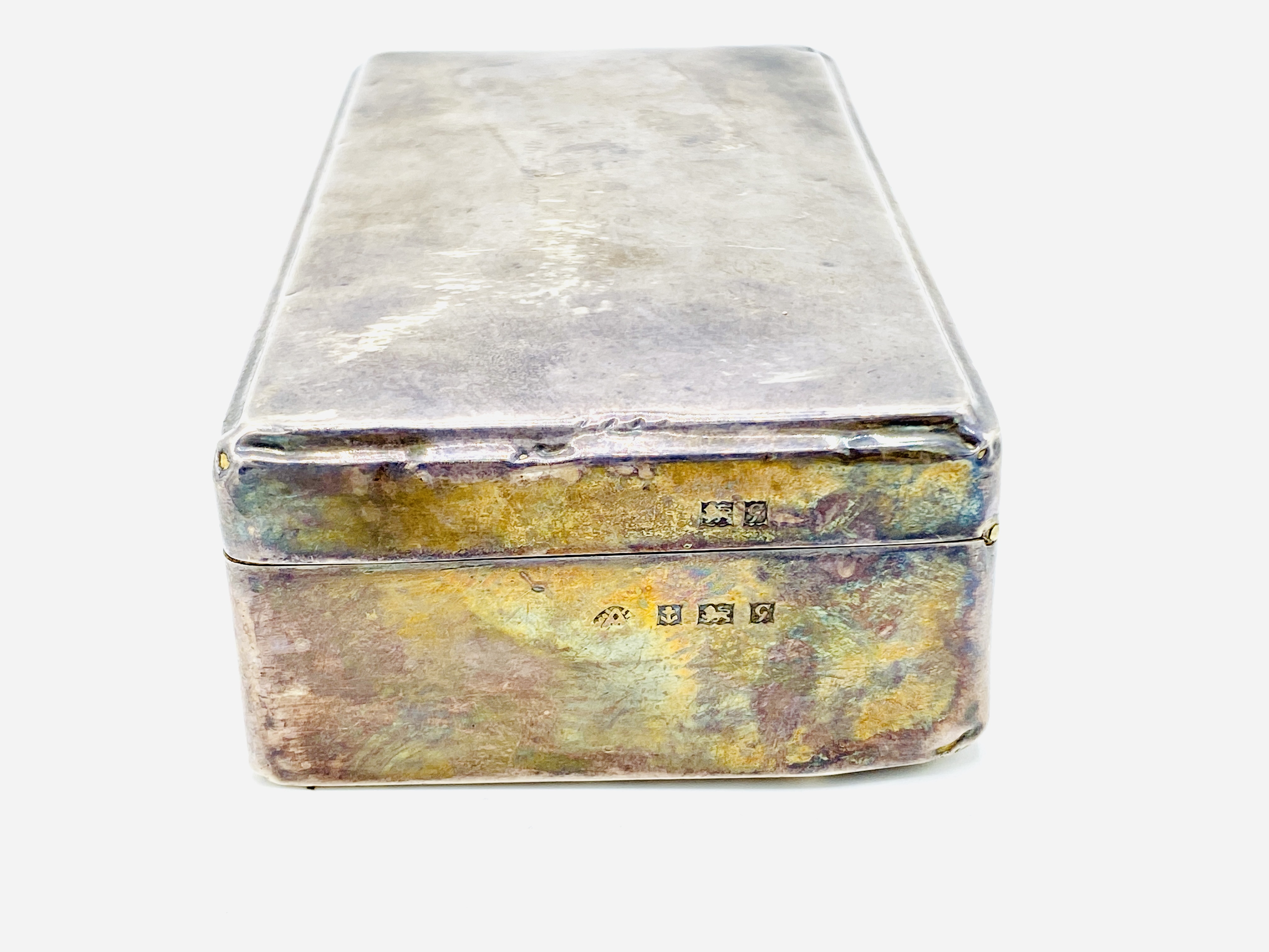 Silver cigarette box - Image 2 of 5