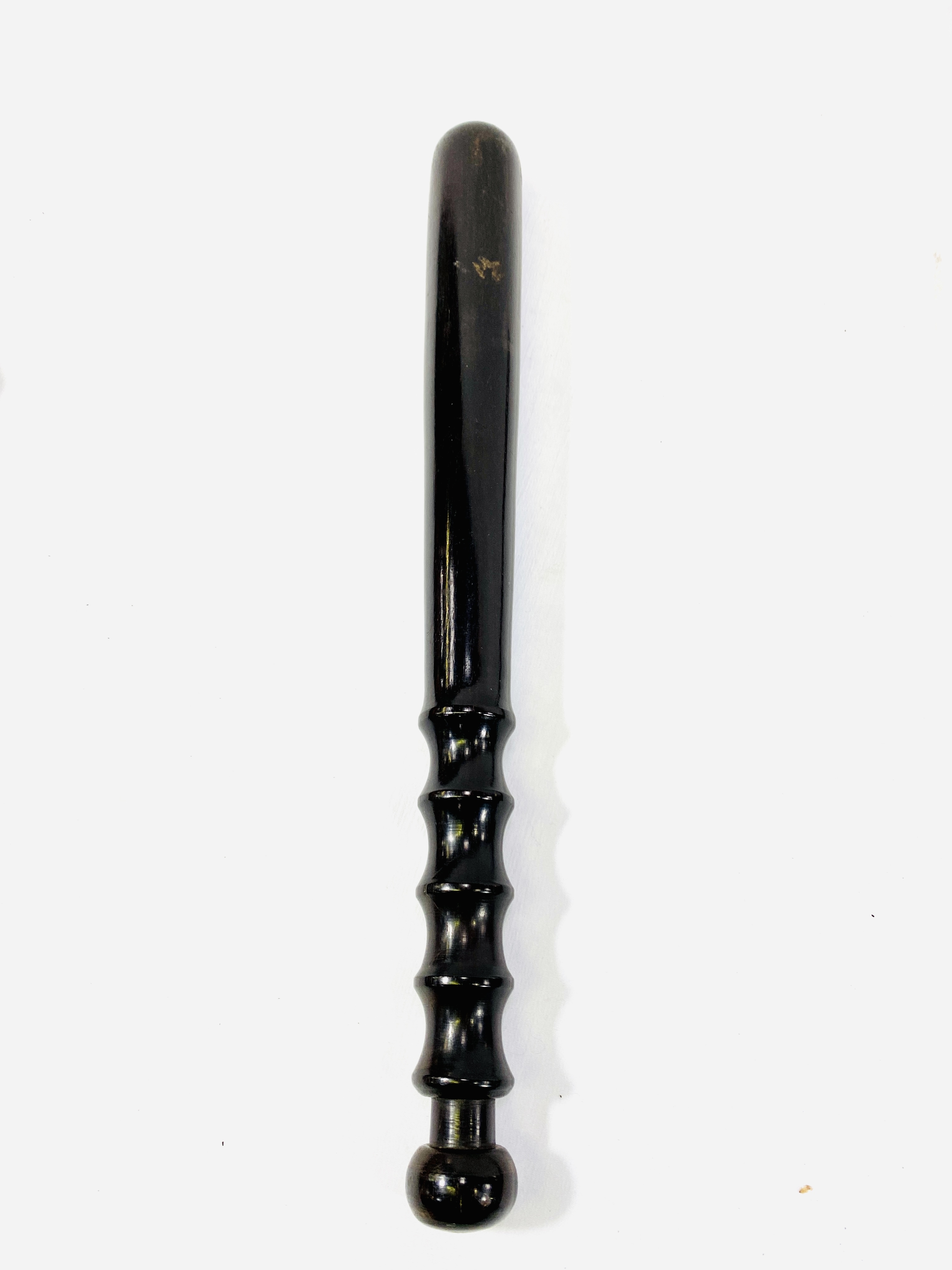 Two ebony truncheons along with one other - Image 3 of 5