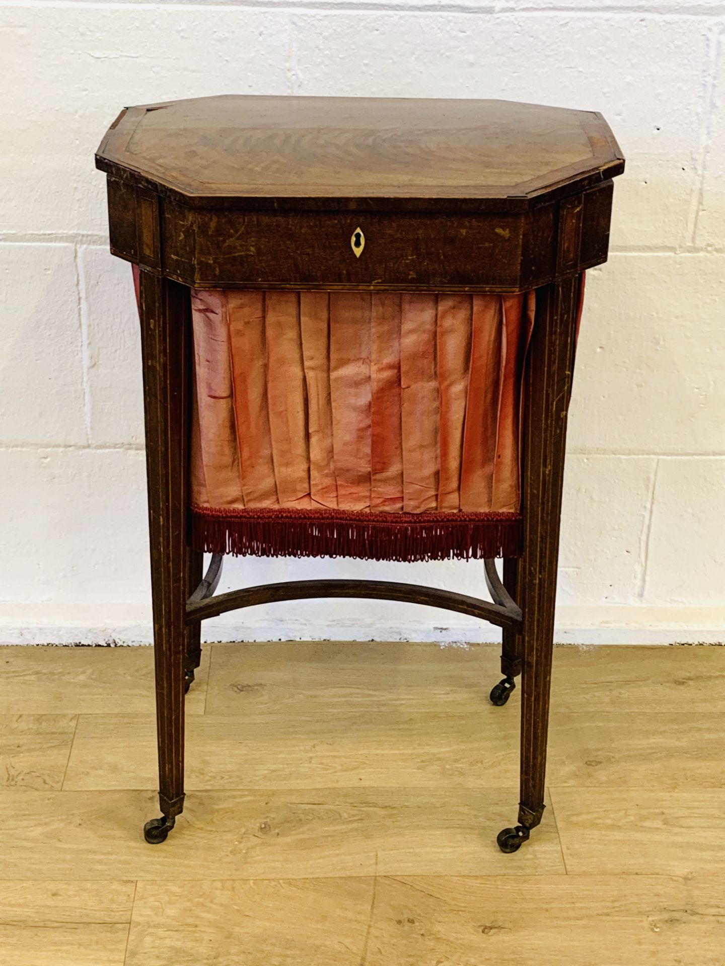 Mahogany sewing box