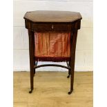 Mahogany sewing box