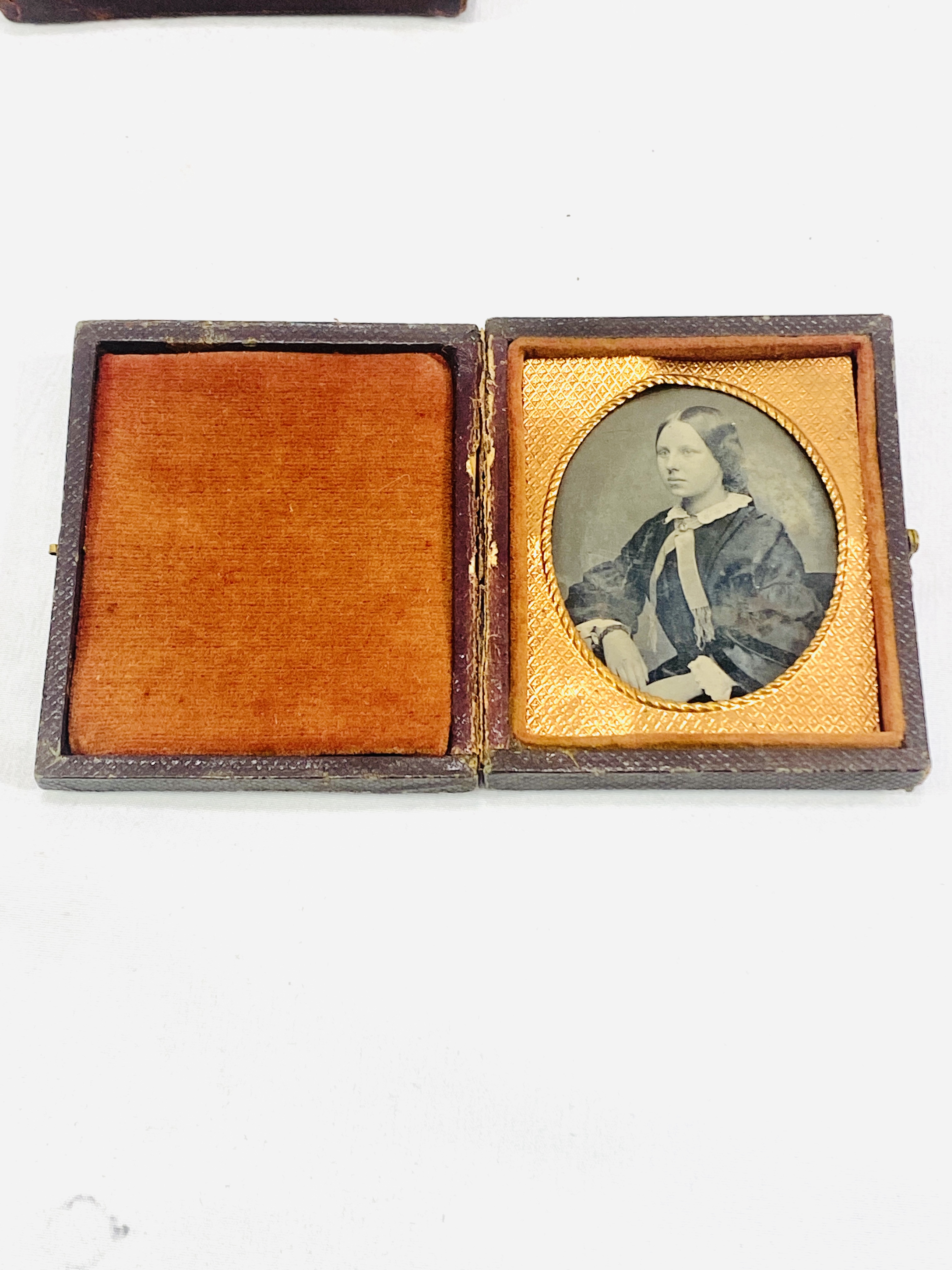 Five 19th century Daguerreotype portraits - Image 3 of 6