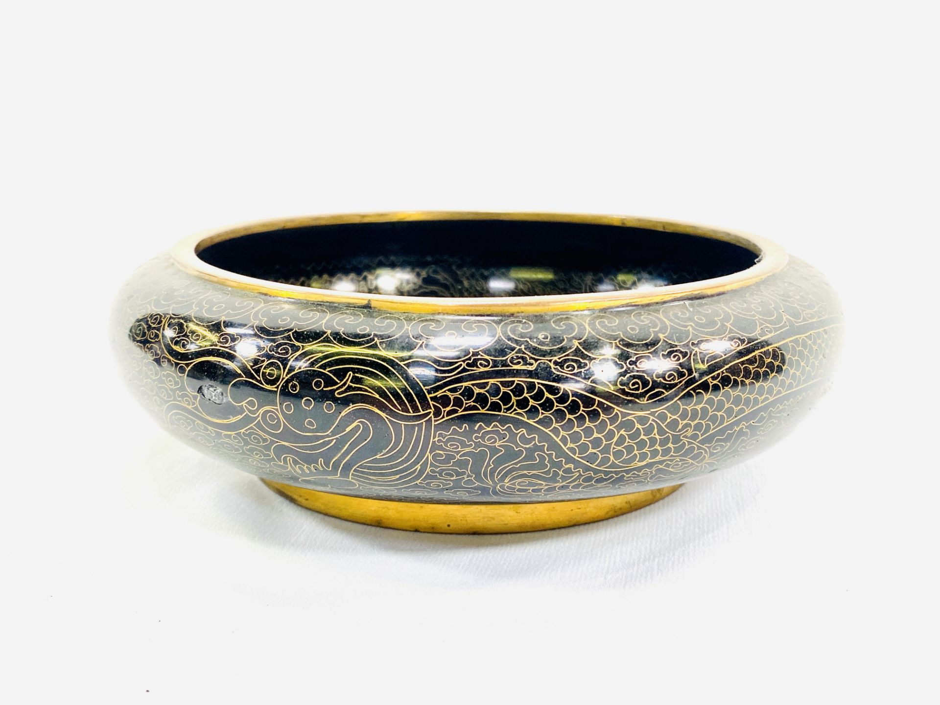 Five items of cloisonne - Image 4 of 9