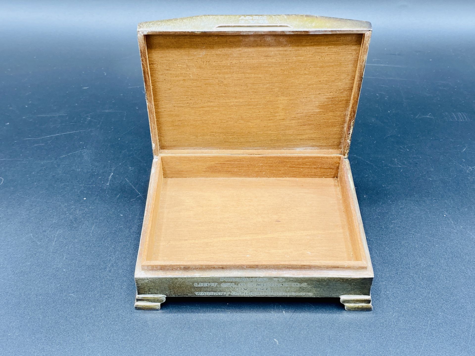 Silver cigarette box and spoon - Image 7 of 11