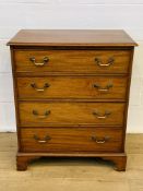 Mahogany chest of drawers