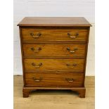 Mahogany chest of drawers