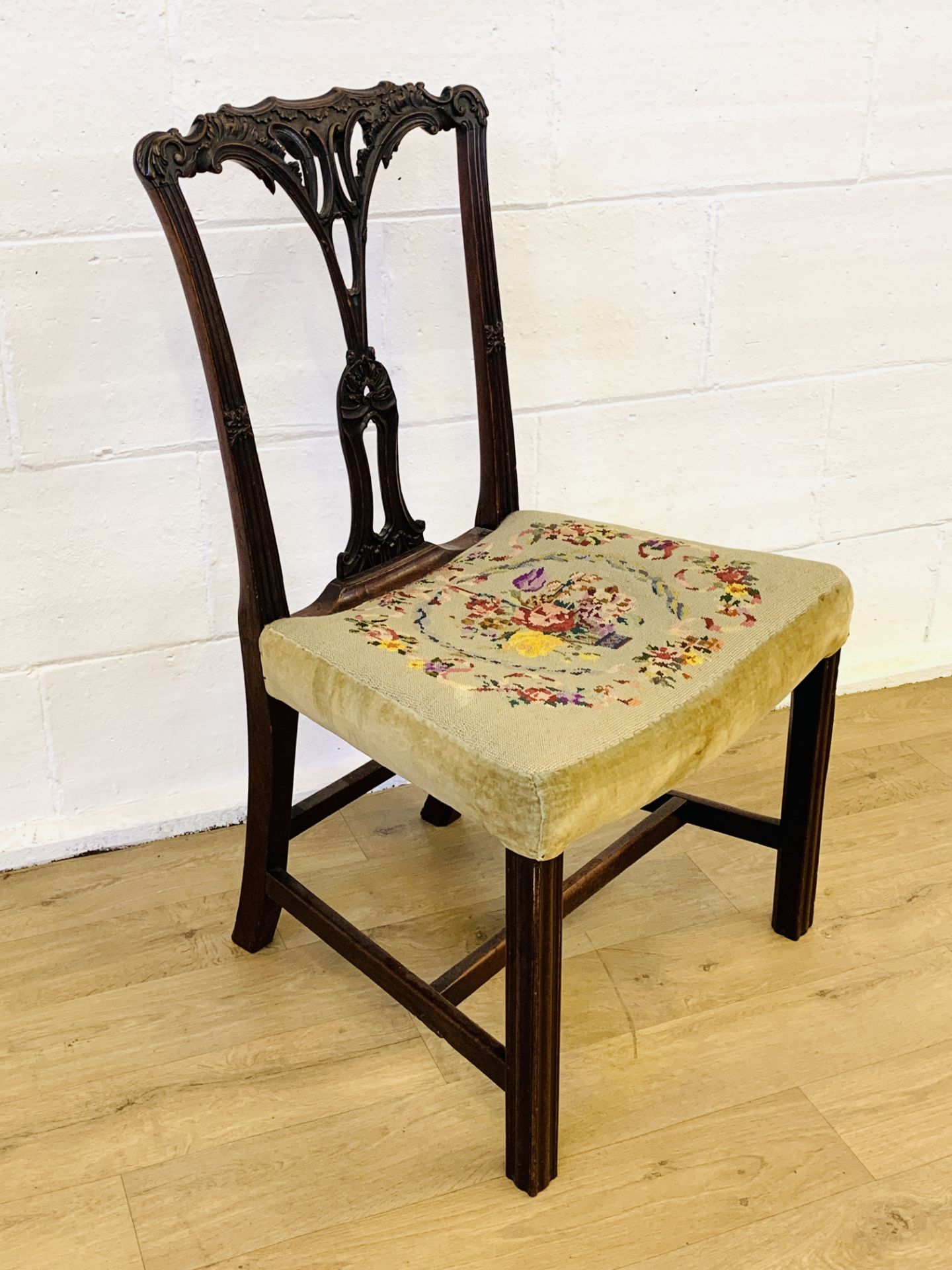 Mahogany dining chair - Image 2 of 4