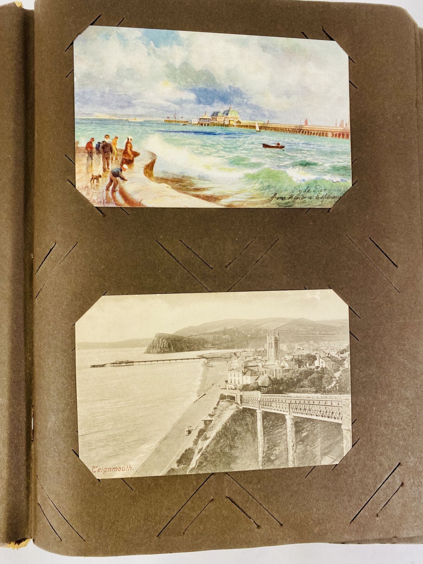 Early 20th century postcard album - Image 2 of 6