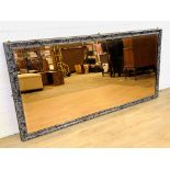 Wood framed wall mirror