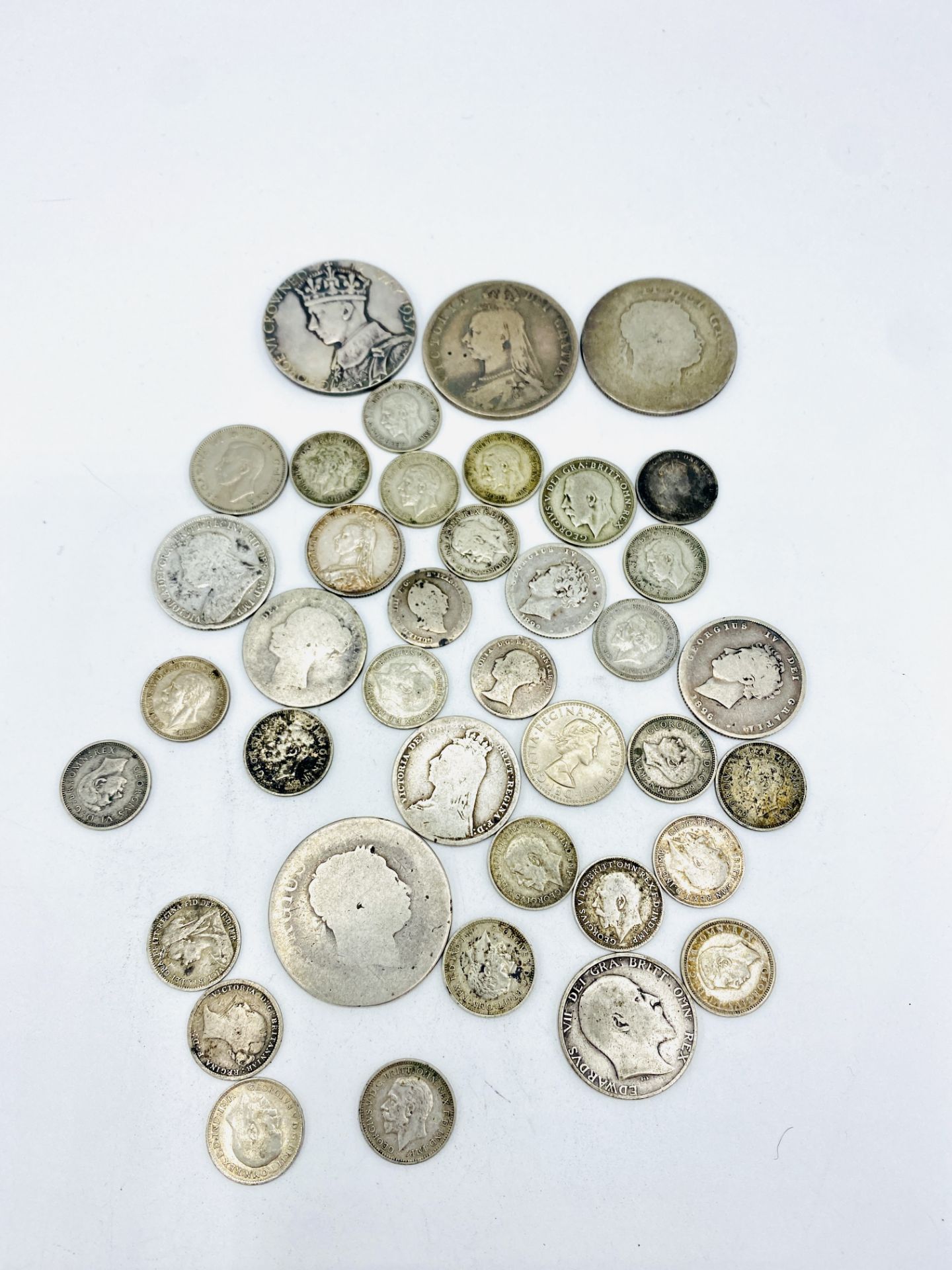 Collection of British silver coins