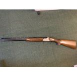 Lanber 12 bore over and under shotgun. Shotgun licence is required to possess this gun.