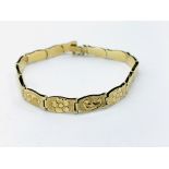 14ct gold link bracelet