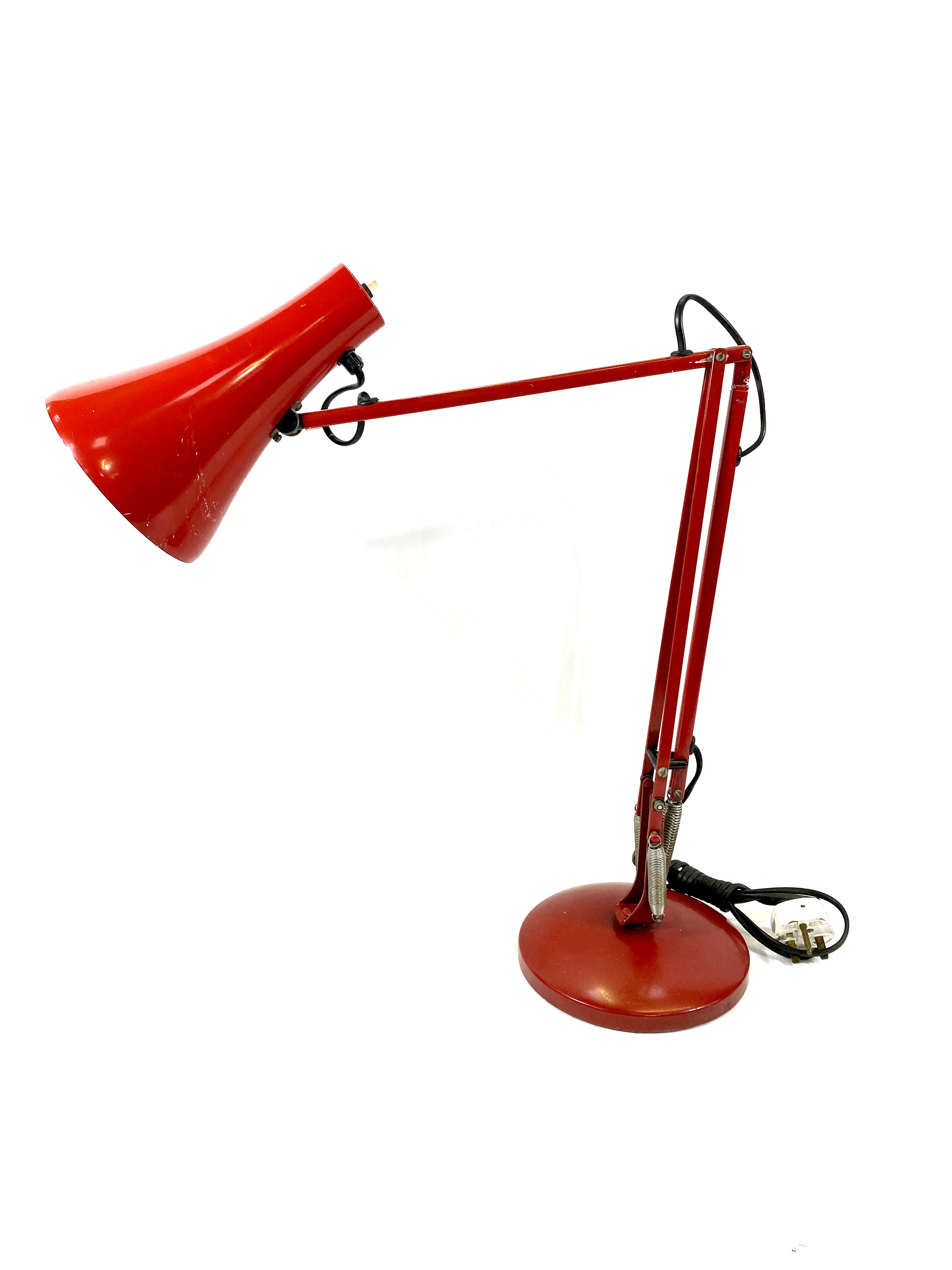 Red anglepoise lamp - Bild 4 aus 4