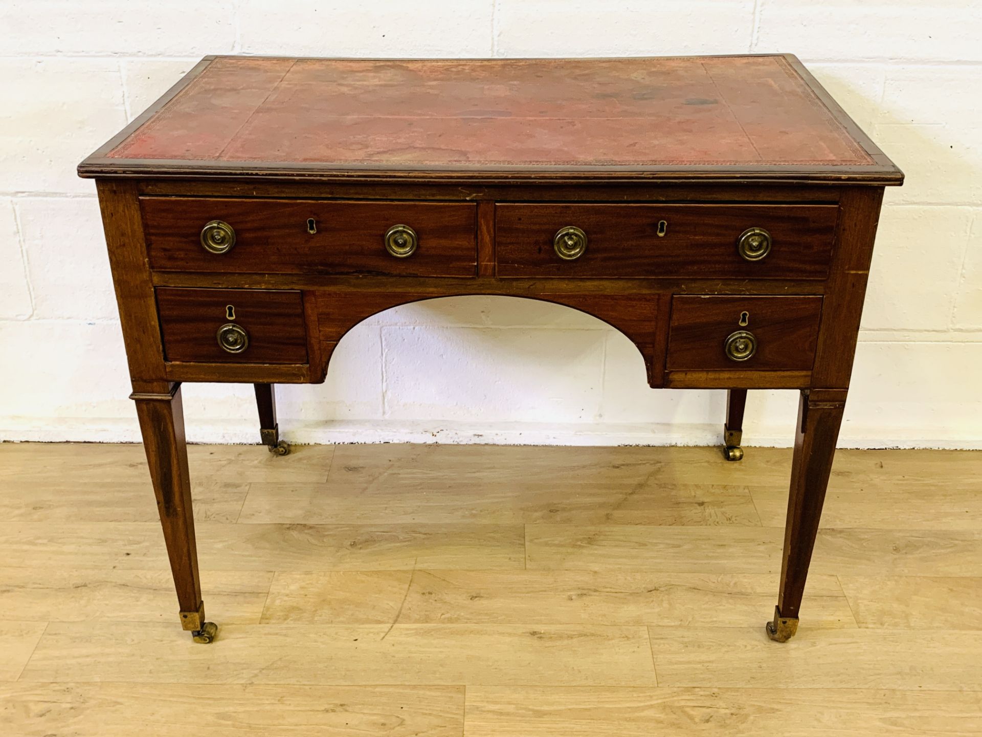 Mahogany writing table