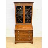 Mahogany bureau bookcase