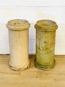 Two chimney pots