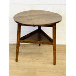 Oak cricket table