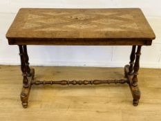 Mahogany occasional table