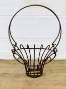 Steel hanging basket