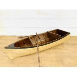 Model rowing boat