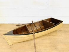 Model rowing boat