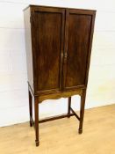 Mahogany two door cabinet