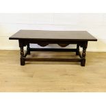 Oak coffee table