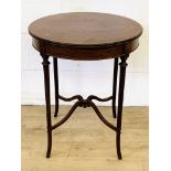 Mahogany occasional table