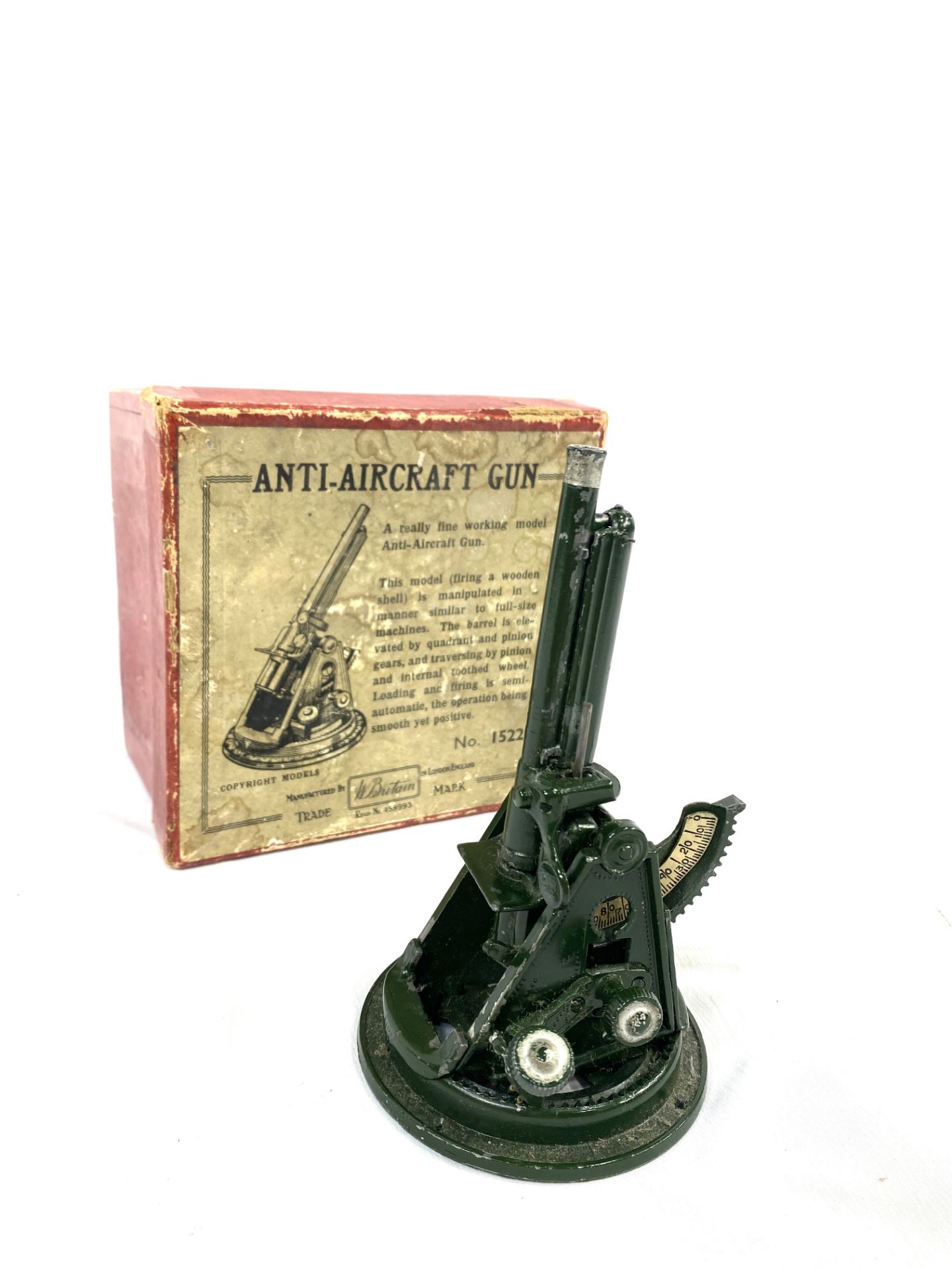 Britains diecast anti-aircraft gun