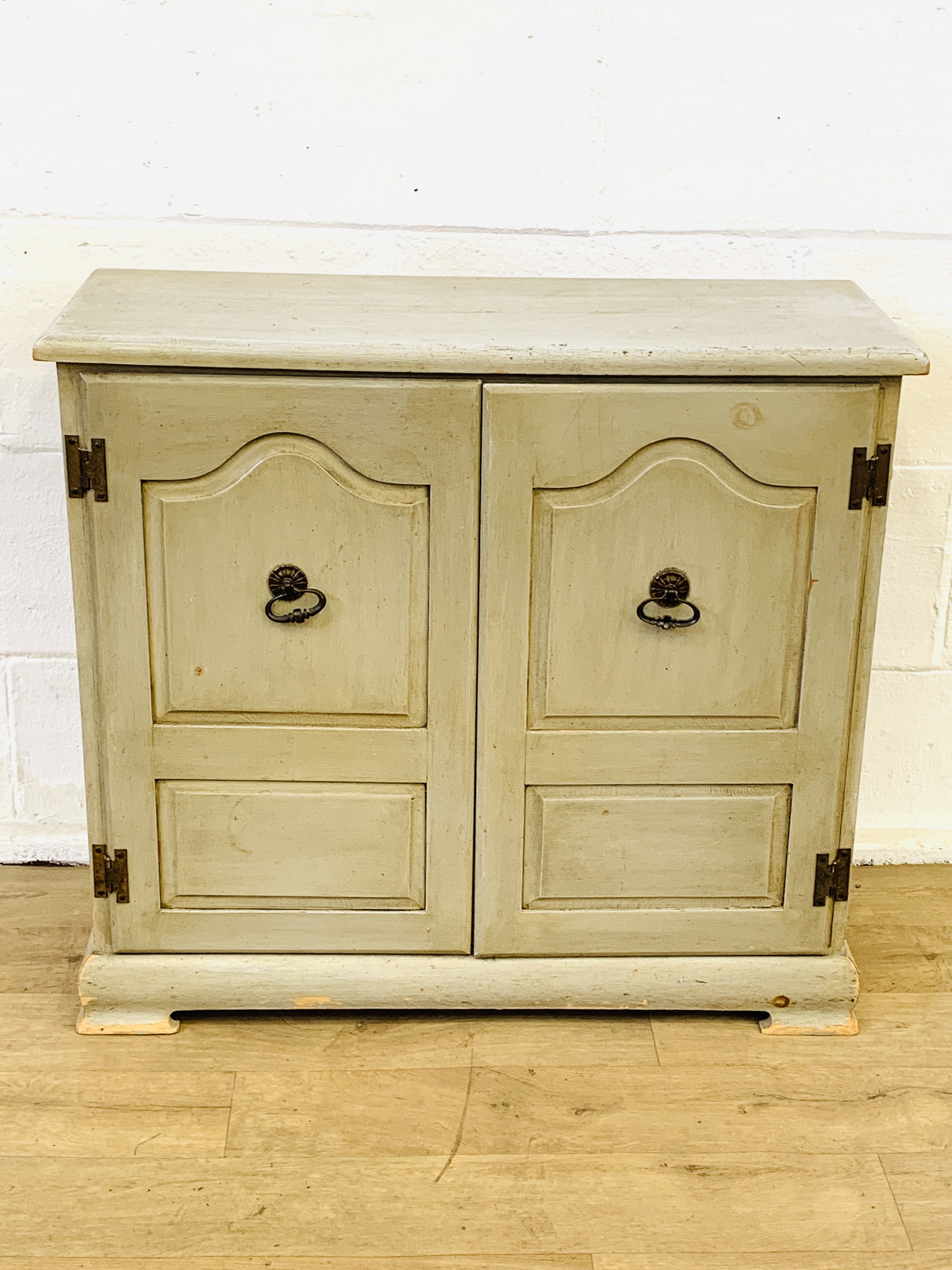 Painted pine cupboard