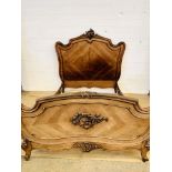 Victorian mahogany bed