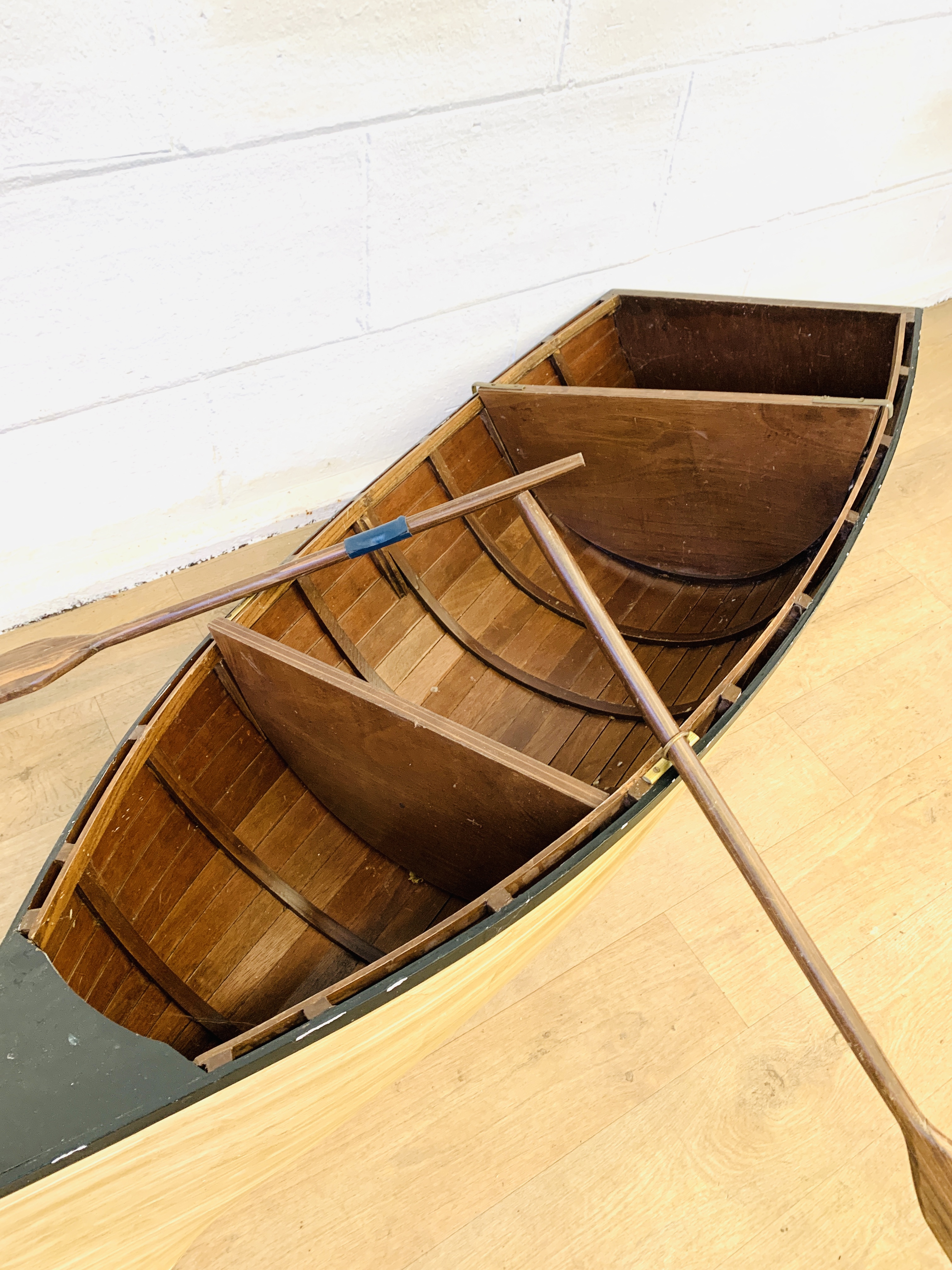 Model rowing boat - Image 4 of 4