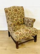 Upholstered armchair